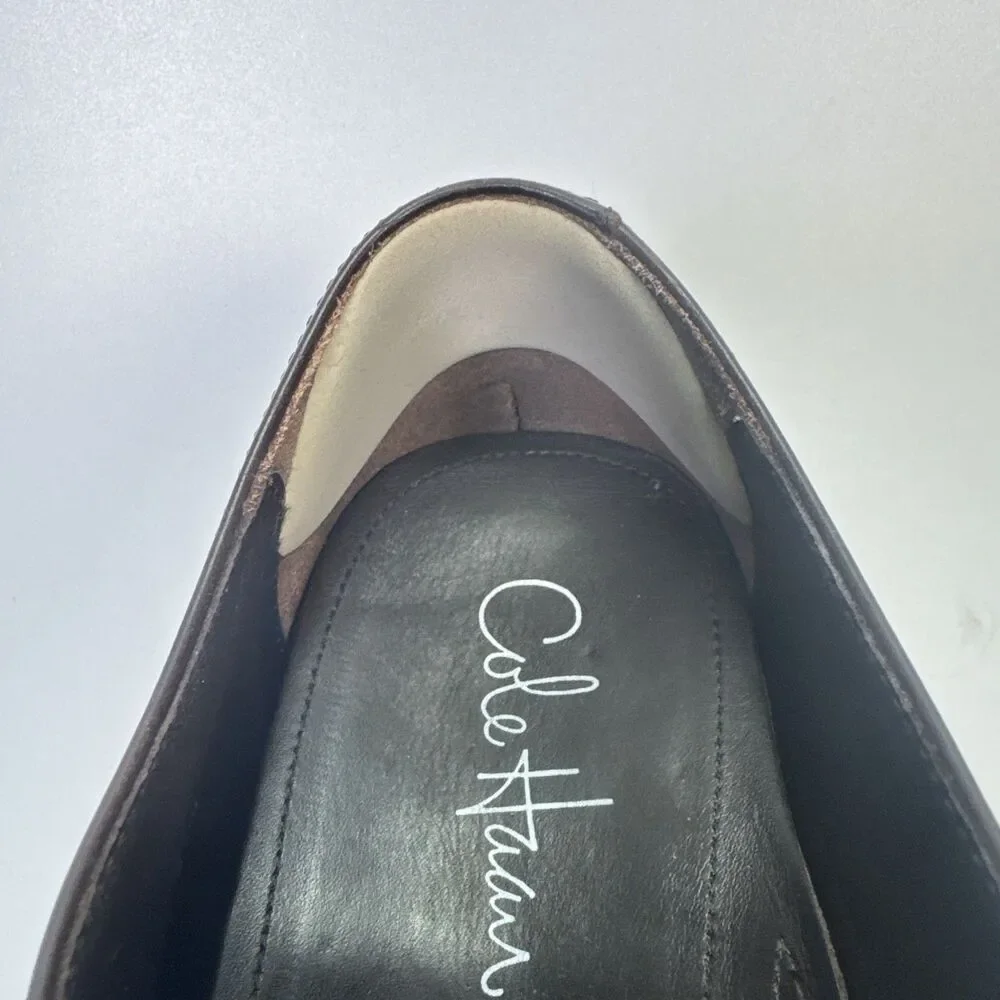 Cole Haan Men’s Dress Shoes Size 10M Brown Leather Air Sole Lace Up